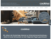 Tablet Screenshot of cookina.at